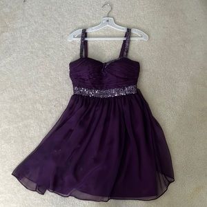 Purple prom dress. Size small